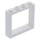 LEGO ablakkeret 1×4×3, fehér (60594)